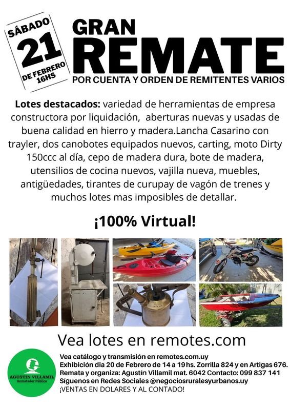 Gran Remate en Venta