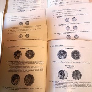 7 Catálogos de Subastas Numismáticas Americanas: Monedas de Oro, Plata y Cobre - imagen 5