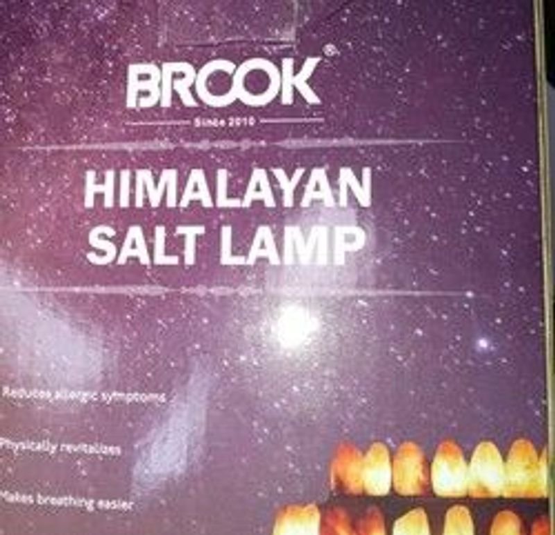 Lámpara de sal del Himalaya natural con luz cálida y relajante - imagen 3