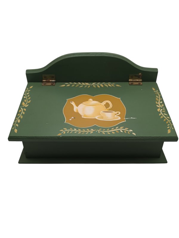Caja de té en madera artesanal - imagen 1