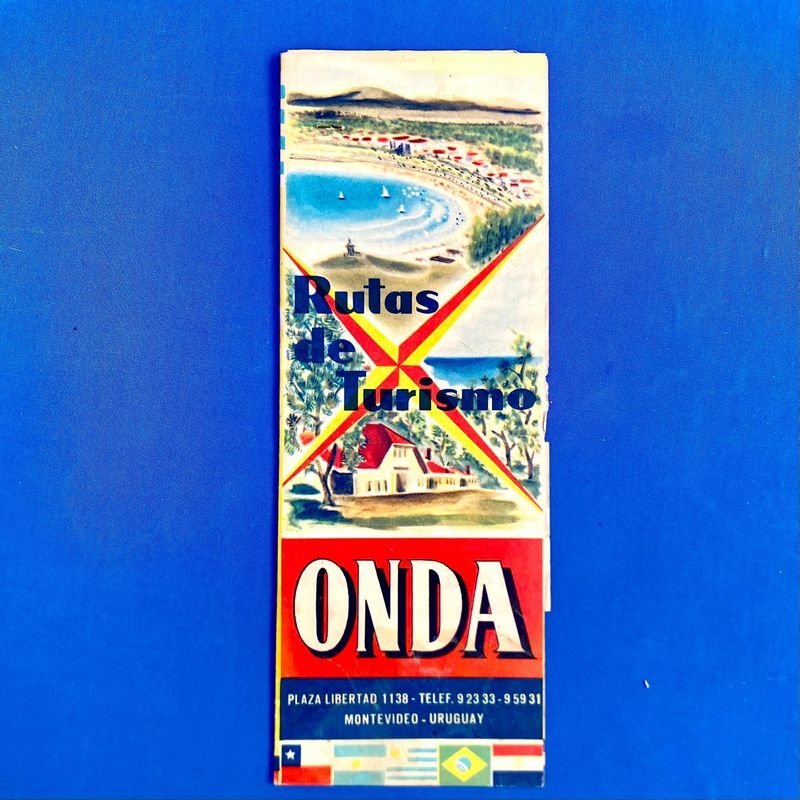 Folleto Turístico ONDA Rutas de Turismo Montevideo Uruguay