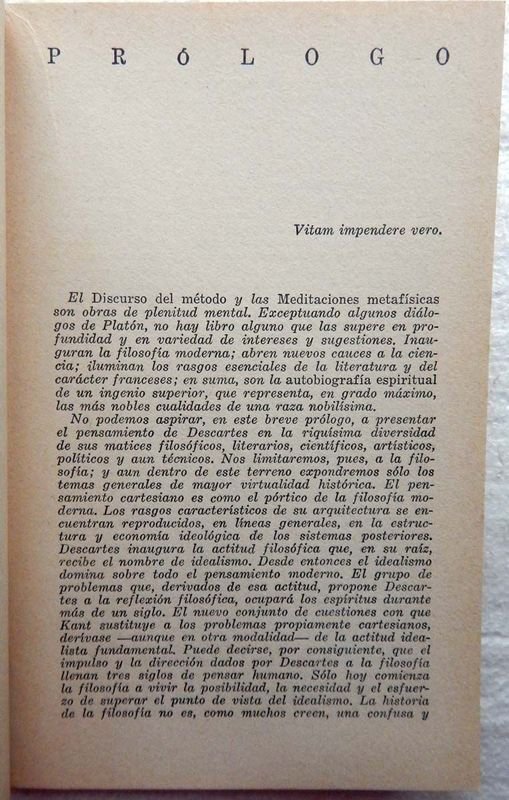Libro de Filosofía: Discurso Del Método. Meditaciones Metafísicas - imagen 5