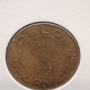 Ficha de Transporte Oslo Sporveier Noruega Bronce - imagen 3