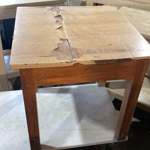 Mesa Ratona Auxiliar de Cedro - imagen 2