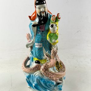 Lote anterior: Figura en porcelana oriental 34 cm