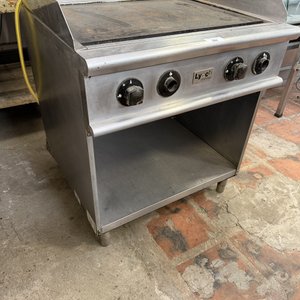 Plancha Industrial a Gas Linch en Acero Inoxidable - 80x80x90cm - imagen 3