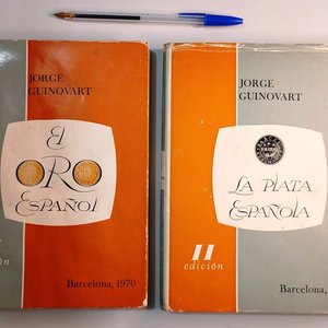 Lote siguiente: 2 Libros "El Oro Español" y "La Plata Española" de Jorge Guinovart, Edición Limitada