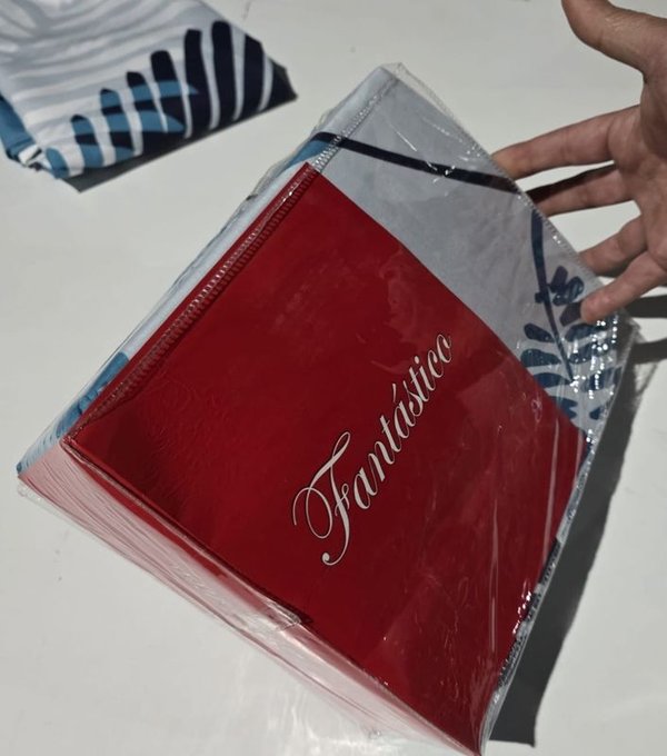 Juego de Cama Cotton Touch con 2 Plazas Sommier y 4 diseños diferentes - imagen 2