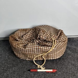 Panera Eléctrica Antigua "Takentinho" de Madera y Ratán con Tapa - imagen 2