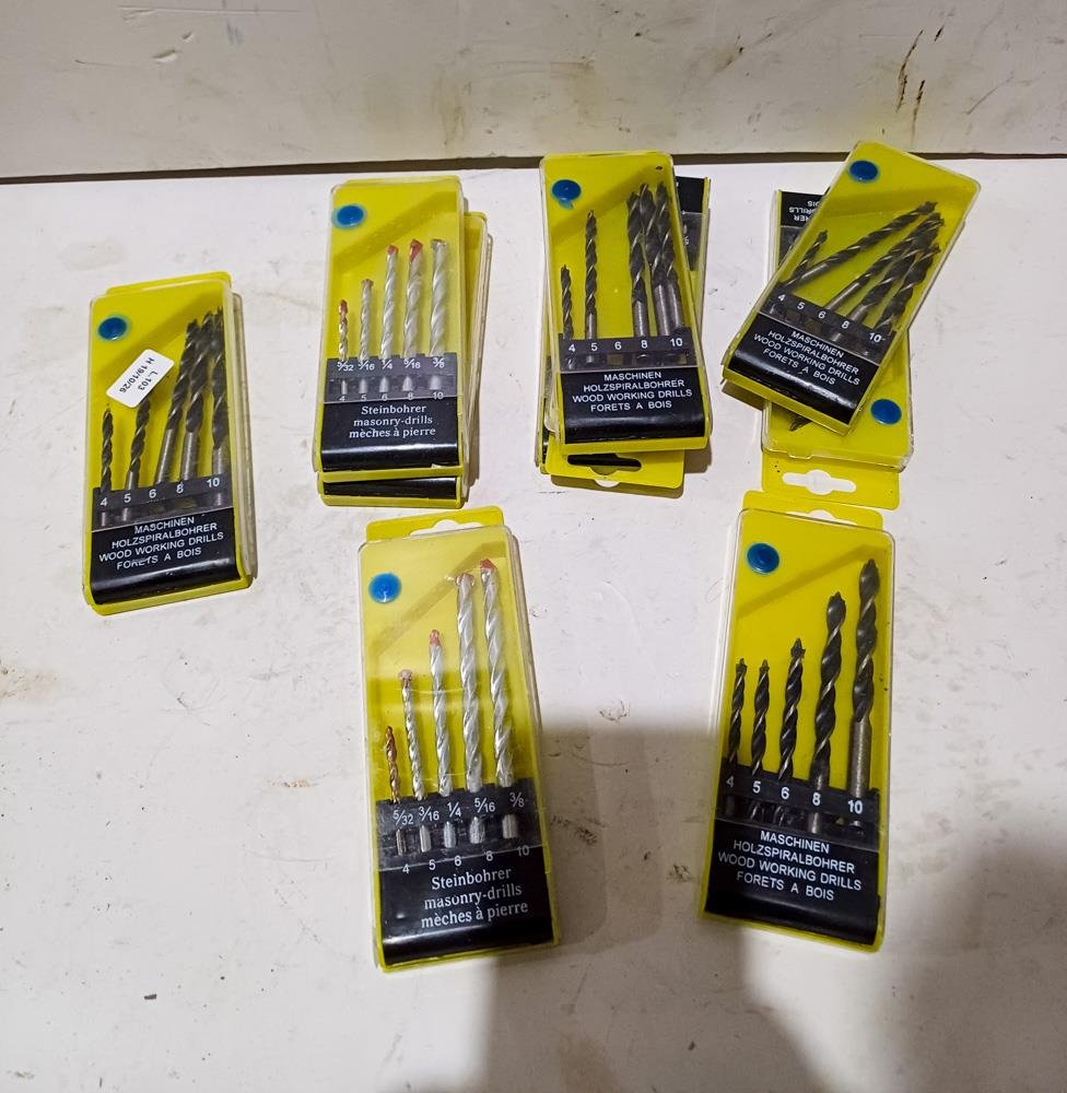 Set de 10 Brocas para Hormigón y Madera