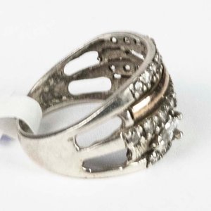 Anillo de Plata y Oro con Circonias - imagen 2