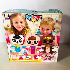 Juego Infantil "PetLove" Perrito con Accesorios y "PanePizza" para Aprender a Amasar - imagen 3