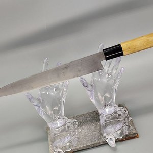 Cuchillo de Chef Profesional Japonés "Sekiryu" - Hoja Larga Acero Inoxidable y Mango Madera - imagen 4