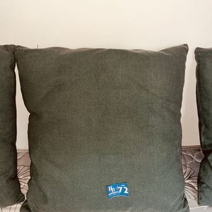 3 Almohadones Verdes Oscuros 40x40 cm - imagen 2