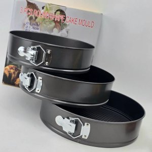 Lote siguiente: Set de 3 Torteras Redondas Desmontables para Repostería