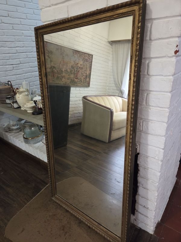 Antiguo espejo marco en madera dorada para decorar tu hogar - imagen 3