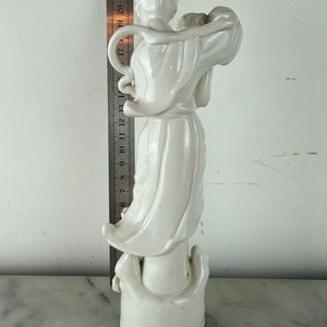 Figura Antigua De Guanyin De Dehua "Blanc de Chine" - imagen 2