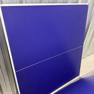 Mesa de Ping Pong Plegable Azul con Patas Desmontables - imagen 9