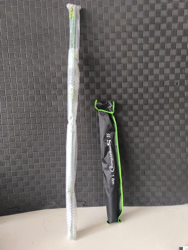 Par de Cañas de Pescar Fibra de Carbono 1.80 Metros