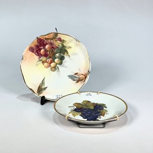 Lote siguiente: Dos Platos de Porcelana con Decoración de Uvas - Argentino y Bavaria