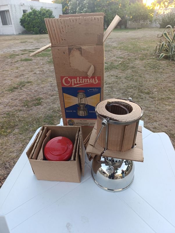 Lámpara de Camping FAROL OPTIMUS DE ACERO INOX - imagen 2