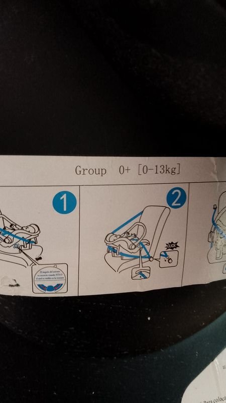 Silla de auto para bebés con base de coche y manual de instrucciones - imagen 5