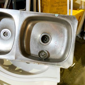 Pileta Doble de Acero Inoxidable para Cocina - imagen 4