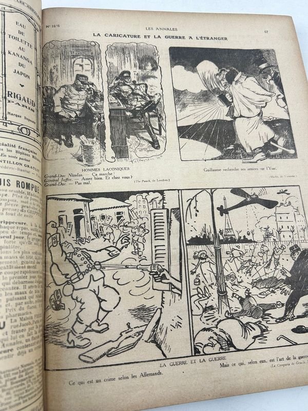 Revistas de la Primera Guerra Mundial con contenido histórico y artículos de autores notables - imagen 7