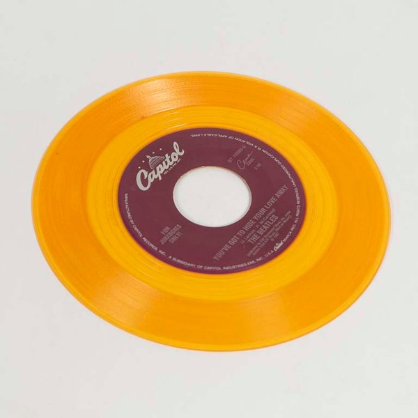 Disco Vinilo Single The Beatles "You'll Never Hide Your Love Away" Amarillo Capitol USA Coleccionista - imagen 1