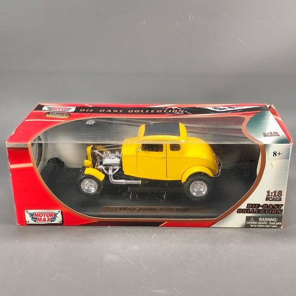 Modelo de coche de 1932 Ford en metal de die-cast, restaurado y detallado - imagen 1