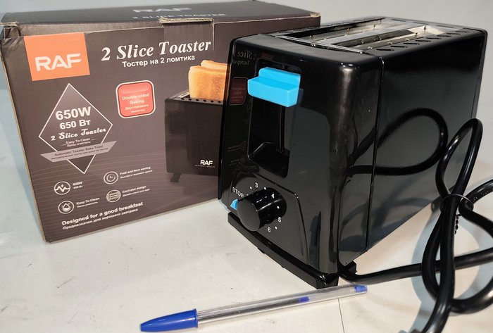 Tostadora Eléctrica RAF Doble Ranura Nueva en Caja