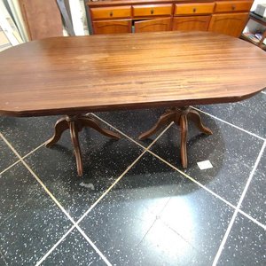 Mesa Oval de Madera Maciza Petiribí para 6 Personas - imagen 6