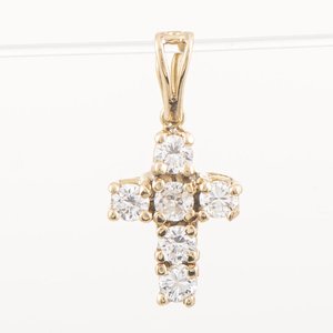Lote anterior: Cruz de Oro 18k con Brillantes