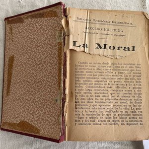 Libro "La Moral" de H. Hoffding, Edición Alemana - imagen 3