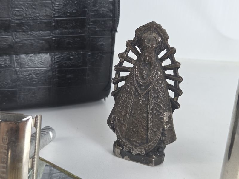 Antiguo estuche francés con accesorios antiguos varios - imagen 7
