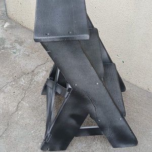 Escalerín Plegable de Madera con 3 Escalones - imagen 2