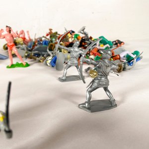 Colección de Figuras de Acción Miniatura: Indígenas, Caballeros y Carpa - imagen 4