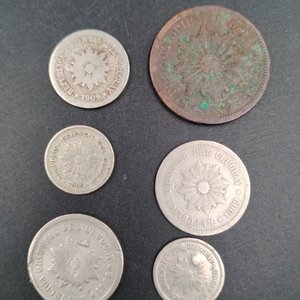 6 Monedas Uruguay Centésimos Antiguas - imagen 5