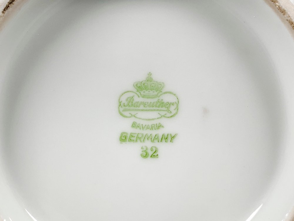 Vaso en porcelana Bavaria, escena romántica - imagen 3
