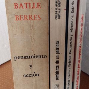 Lote de 4 Libros sobre Historia Uruguaya: Batlle, Herrera y Personalidades Batllistas - imagen 2