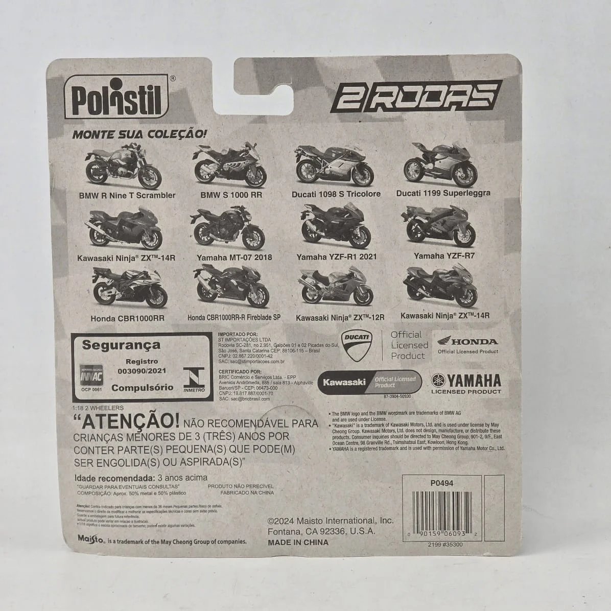 Modelo de Motocicleta Yamaha YZF R7 1:18 - imagen 6