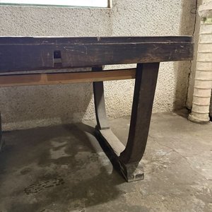 Mesa Cuadrada de Madera Rústica - imagen 3