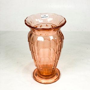 Centro de Mesa Hialino Anaranjado de 24 cm con Fisura - imagen 3