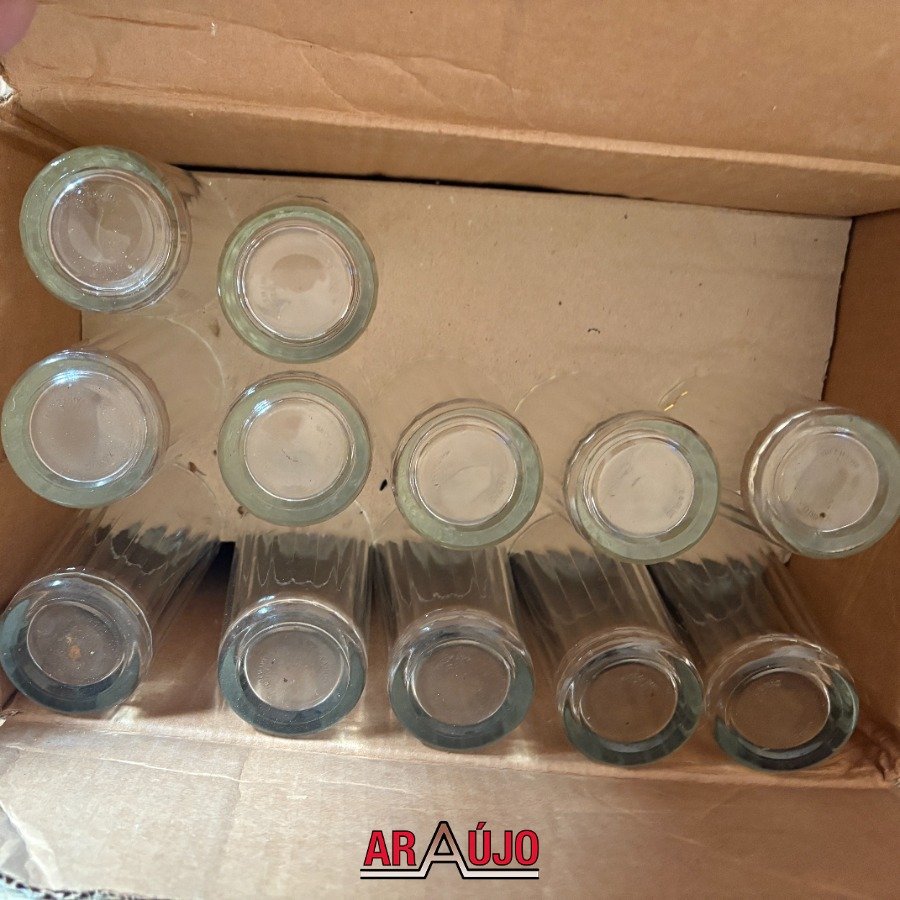 Lote de Vasos, Copitas y Paneras de Cerámica y Paja