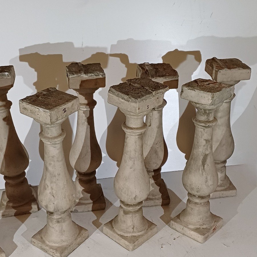 Lotes de nueve balaustras de concreto - imagen 6