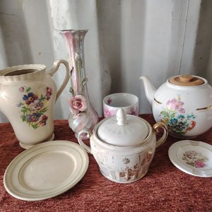 Lote anterior: Juego de Tetera, Azucarera y Tazas con Diseño Floral