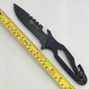 Cuchillo Táctico Negro Columbia con Múltiples Herramientas - imagen 3