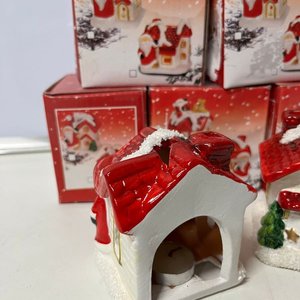 Casitas Navideñas Decorativas con Velas - imagen 3