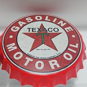 Lote siguiente: Cartel Decorativo "Texaco Motor Oil" Estilo Tapa de Cerveza