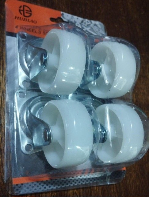 Set de 4 Ruedas Giratorias Hublao 50mm